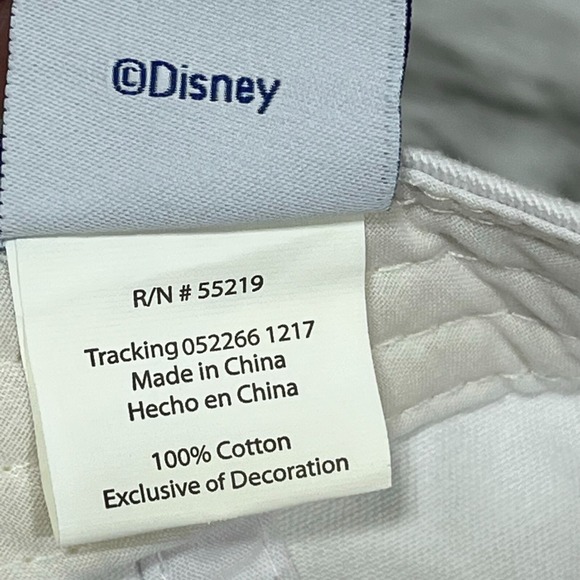 Disney Minnie Mouse Cap Women's One Size White Bow Tie Mom Baseball Adjustable - Picture 10 of 14